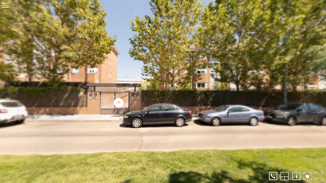 360° photography of a Fidere residential building in Madrid
